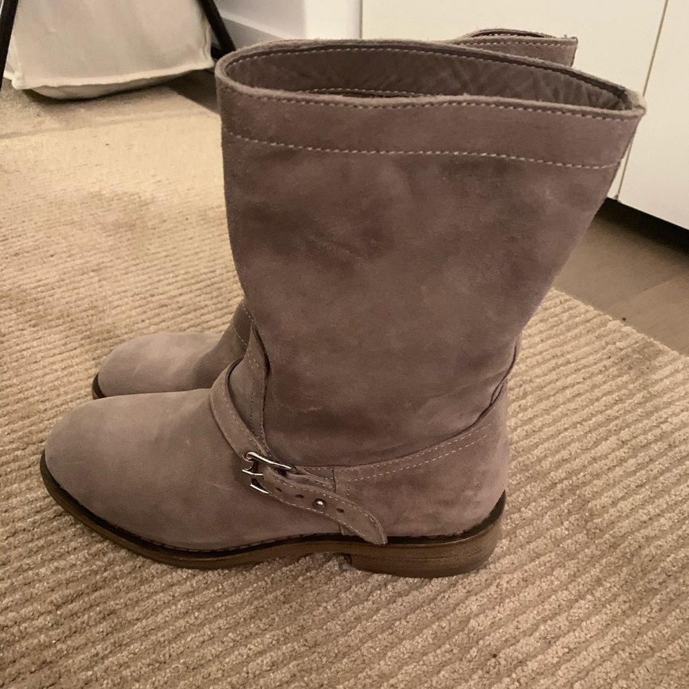 Rag & Bone Oliver suede mid calf boots